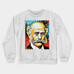 Joseph Bazalgette Abstract Portrait | Joseph Bazalgette Artwork 3 Crewneck Sweatshirt